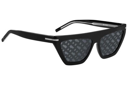 Okulary przeciwsłoneczne BOSS BOSS1609/S 807/MD Polarized Flat Top Czarne