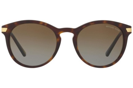 Okulary przeciwsłoneczne Michael Kors Adrianna III MK2023 3106T5 Polarized Okrągłe Havana