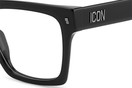 Okulary korekcyjne Dsquared2 ICON0019 807 Prostokątne Czarne