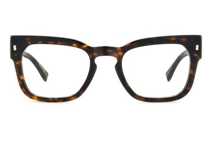 Okulary korekcyjne Dsquared2 D20129 086 Prostokątne Havana