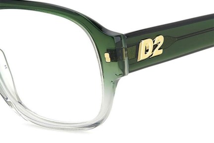 Okulary korekcyjne Dsquared2 D20125 1ED Flat Top Zielone