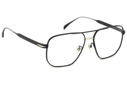 Okulary korekcyjne David Beckham DB7124 2M2 Prostokątne Czarne