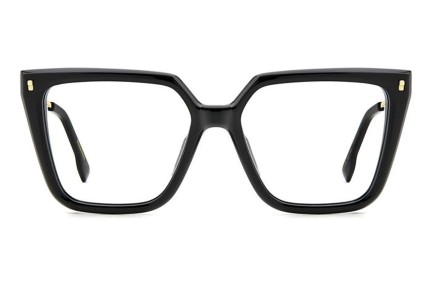 Okulary korekcyjne Dsquared2 D20136 807 Prostokątne Czarne