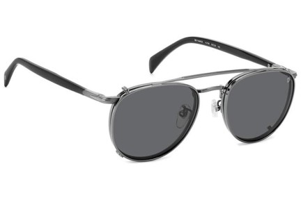 Okulary korekcyjne David Beckham DB1144/CS KJ1/M9 Polarized Okrągłe Szare