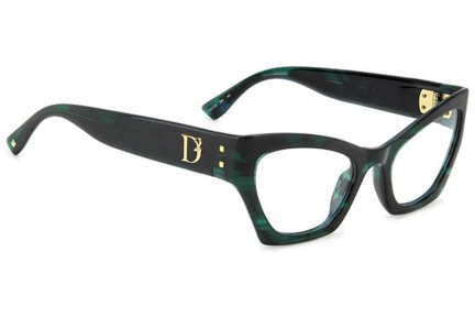 Okulary korekcyjne Dsquared2 D20133 6AK Kocie oczy Zielone