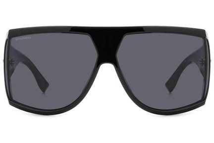 Okulary przeciwsłoneczne Dsquared2 D20124/S ANS/IR Flat Top Czarne