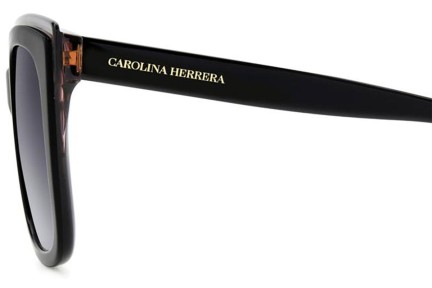 Okulary przeciwsłoneczne Carolina Herrera HER0249/G/S 807/9O Kwadratowe Czarne