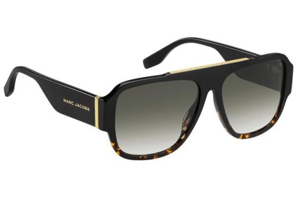 Okulary przeciwsłoneczne Marc Jacobs MARC756/S WR7/9K Prostokątne Czarne