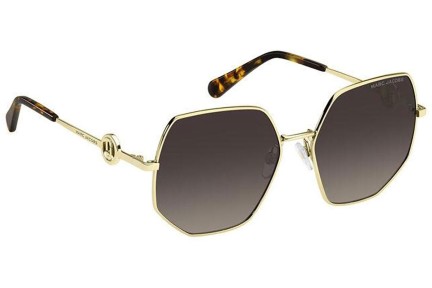 Okulary przeciwsłoneczne Marc Jacobs MARC730/S 06J/HA Kwadratowe Złote