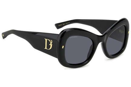 Okulary przeciwsłoneczne Dsquared2 D20137/S 2M2/IR Kwadratowe Czarne