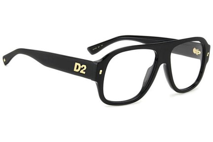 Okulary korekcyjne Dsquared2 D20125 807 Flat Top Czarne