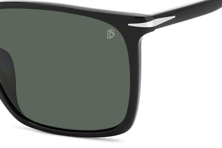 Okulary przeciwsłoneczne David Beckham DB1145/G/S 807/UC Polarized Prostokątne Czarne