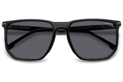 Okulary przeciwsłoneczne Carrera CARRERA329/S 08A/M9 Polarized Prostokątne Czarne