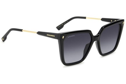 Okulary przeciwsłoneczne Dsquared2 D20135/S 807/9O Kwadratowe Czarne