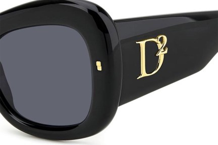 Okulary przeciwsłoneczne Dsquared2 D20137/S 2M2/IR Kwadratowe Czarne