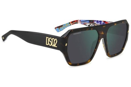 Okulary przeciwsłoneczne Dsquared2 D20128/S 2VM/MT Flat Top Wielokolorowe