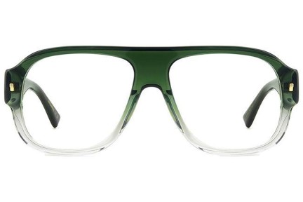 Okulary korekcyjne Dsquared2 D20125 1ED Flat Top Zielone