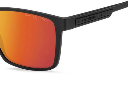 Okulary przeciwsłoneczne Tommy Hilfiger TH2088/S 003/1Z Prostokątne Czarne