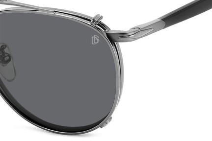 Okulary korekcyjne David Beckham DB1144/CS KJ1/M9 Polarized Okrągłe Szare