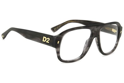 Okulary korekcyjne Dsquared2 D20125 2W8 Flat Top Szare