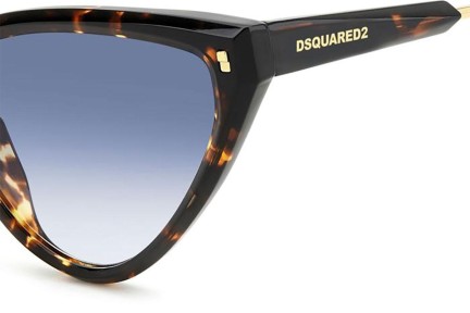 Okulary przeciwsłoneczne Dsquared2 D20134/S 086/08 Kocie oczy Havana