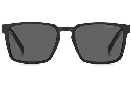 Okulary przeciwsłoneczne Tommy Hilfiger TH2088/S 003/M9 Polarized Prostokątne Czarne