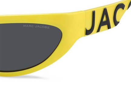 Okulary przeciwsłoneczne Marc Jacobs MARC738/S 4CW/IR Kocie oczy Żółte