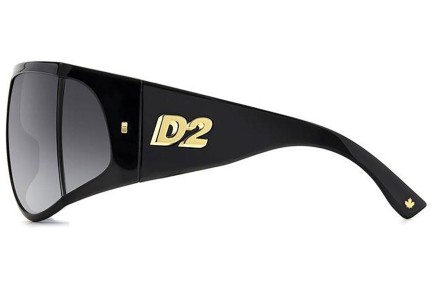 Okulary przeciwsłoneczne Dsquared2 D20124/S 2M2/9O Flat Top Czarne