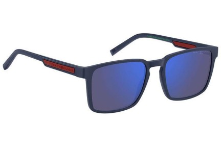 Okulary przeciwsłoneczne Tommy Hilfiger TH2088/S FLL/VI Prostokątne Niebieskie