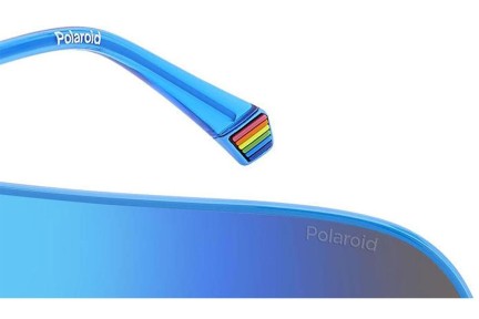 Okulary przeciwsłoneczne Polaroid PLD6222/S MVU/5X Polarized Pojedyncze | Shield Niebieskie