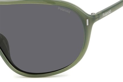 Okulary przeciwsłoneczne Polaroid PLD6216/S 1ED/M9 Polarized Pojedyncze | Shield Zielone