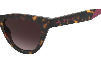 Okulary przeciwsłoneczne M Missoni MMI0170/S 086/HA Kocie oczy Havana