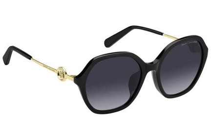 Okulary przeciwsłoneczne Marc Jacobs MARC728/F/S 807/9O Prostokątne Czarne