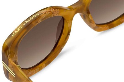 Okulary przeciwsłoneczne Marc Jacobs MJ1099/S 03Y/HA Owalne Brązowe