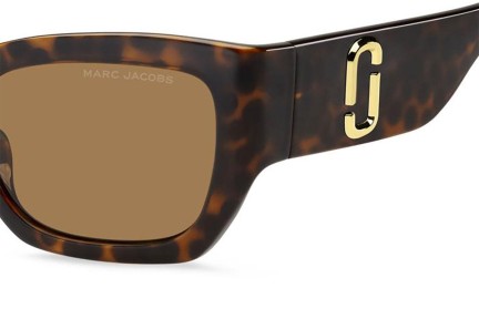 Okulary przeciwsłoneczne Marc Jacobs MARC723/S 086/70 Prostokątne Havana