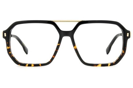 Okulary korekcyjne Dsquared2 D20123 WR7 Kwadratowe Czarne