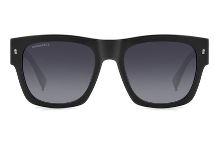 Okulary przeciwsłoneczne Dsquared2 ICON0004/S P56/9O Kwadratowe Czarne