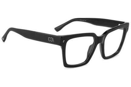 Okulary korekcyjne Dsquared2 ICON0019 807 Prostokątne Czarne