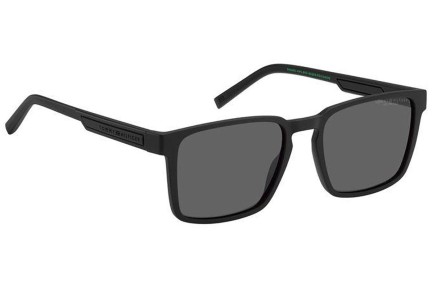 Okulary przeciwsłoneczne Tommy Hilfiger TH2088/S 003/M9 Polarized Prostokątne Czarne