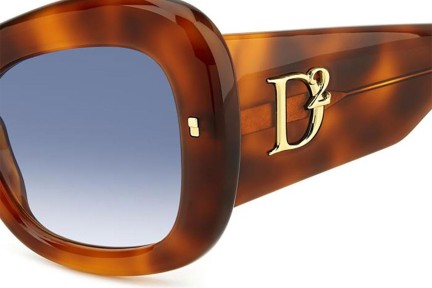 Okulary przeciwsłoneczne Dsquared2 D20137/S XNZ/08 Kwadratowe Havana