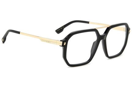 Okulary korekcyjne Dsquared2 D20123 2M2 Kwadratowe Czarne