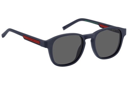 Okulary korekcyjne Tommy Hilfiger TH2085/CS FLL/M9 Polarized Prostokątne Niebieskie