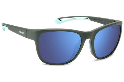 Okulary przeciwsłoneczne Polaroid PLD7051/S DLD/QG Polarized Prostokątne Zielone