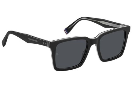 Okulary przeciwsłoneczne Tommy Hilfiger TH2067/S 807/IR Prostokątne Czarne