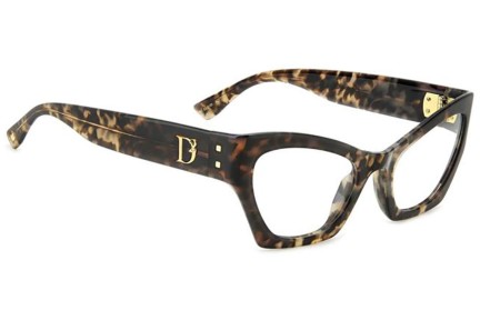 Okulary korekcyjne Dsquared2 D20133 ACI Kocie oczy Havana