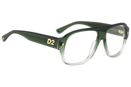 Okulary korekcyjne Dsquared2 D20125 1ED Flat Top Zielone