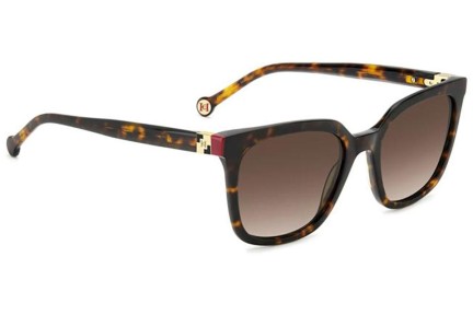 Okulary przeciwsłoneczne Carolina Herrera HER0236/S O63/HA Kwadratowe Havana