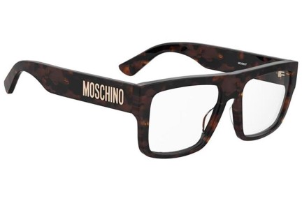 Okulary korekcyjne Moschino MOS637 086 Flat Top Havana