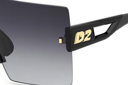 Okulary przeciwsłoneczne Dsquared2 D20126/S 807/9O Pojedyncze | Shield Czarne