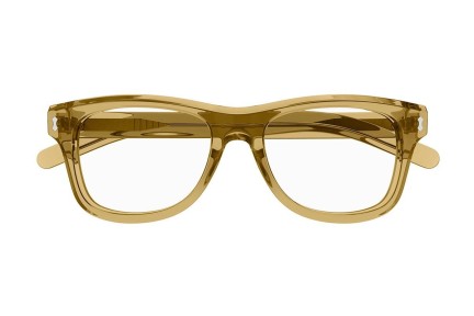 Okulary korekcyjne Gucci GG1526O 008 Kwadratowe Żółte